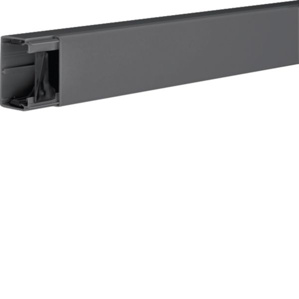 HAGER Leitungsführungskanal Kunststoff gra-schwarz LF4006009011 40x57x2000mm RAL9011 unbeh
