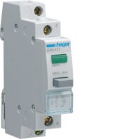HAGER Taster REG 1S 16A 230VAC gn LED SVN411 Signlamp 1TE
