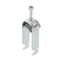 BETTERMANN Bügelschelle 22-28mm 2-fach Aluminium BS-H2-K-28 ALU C-Profil W=Kunststoff