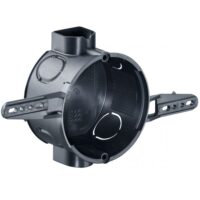 KAISER Gerätedose Unterputz Ø60x42mm Kunststoff IP2X 1055-62 rnd Ausbrechöffnung Rohrstutzen