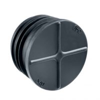 KAISER Rohrverschlussstopfen Kunststoff Ø40mm 1040-40 Geeignet für flexible Rohre schwarz