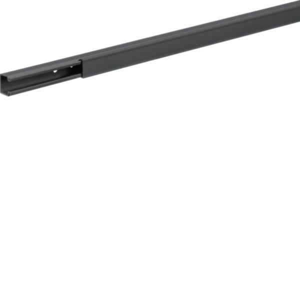 HAGER Leitungsführungskanal Kunststoff gra-schwarz LF1501509011 15x15x2000mm RAL9011 unbeh