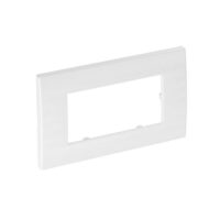 BETTERMANN Einbaurahmen 2-fach reinweiß matt Kunststoff AR45-F2 RW für GEB-K