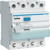 HAGER FI-Schutzschalter A 4p 400V 63A CDS463D 0,03A 4TE REG 1,5kA 0,25kA/stoß
