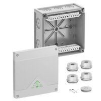 SPELSBERG Abzweigkasten 182x182mm Kunststoff grau Abox 160-16² IP55 IK07 hfr