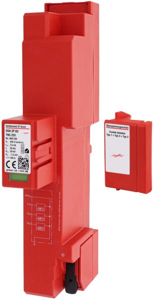 Dehn DEHN SE Kombi-Ableiter Sammelsch 3-polig 2TE DSH ZP B2 TNC 255 230VAC 1,5kV