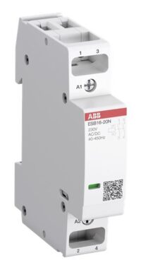 ABB Installationsschütz 16A 230V/UC 1S ESB16-11N-06 220-250V/UC 1Ö 1TE