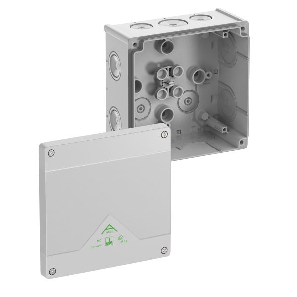 Spelsberg SPELSBERG Abzweigkasten 152x152mm Kunststoff grau Abox 100-L IP66 IK07 hfr