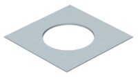 BETTERMANN Montagedeckel ST rnd trocken DUG 250-3 R4 282x282mm 4mm AbdeckungMontÖffn