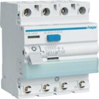 HAGER FI-Schutzschalter A 4p 400V 40A CDS440D 0,03A 4TE REG 1,5kA 0,25kA/stoß