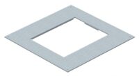 BETTERMANN Montagedeckel ST rechteck 4mm DUG 350-3 6 trocken 383x383mm