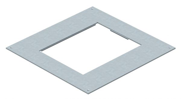 OBO Bettermann BETTERMANN Montagedeckel ST rechteck 4mm DUG 350-3 6 trocken 383x383mm