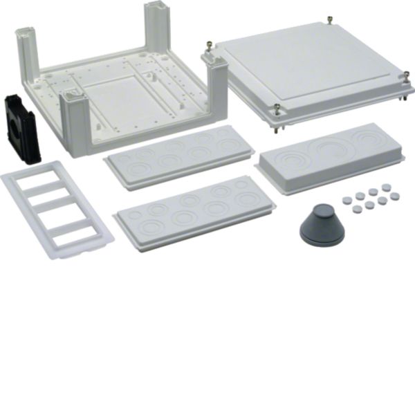 HAGER Anschlusskasten Mont:Mont: IP54 U84LS 307x324x149mm Mont:neb über unt