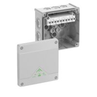 SPELSBERG Abzweigkasten 127x127mm Kunststoff grau Abox 060-6² IP66 IK07 hfr