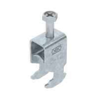 BETTERMANN Bügelschelle 8-12mm 1-fach ST hfr BS-H1-M-12 FT C-Profil W=ST