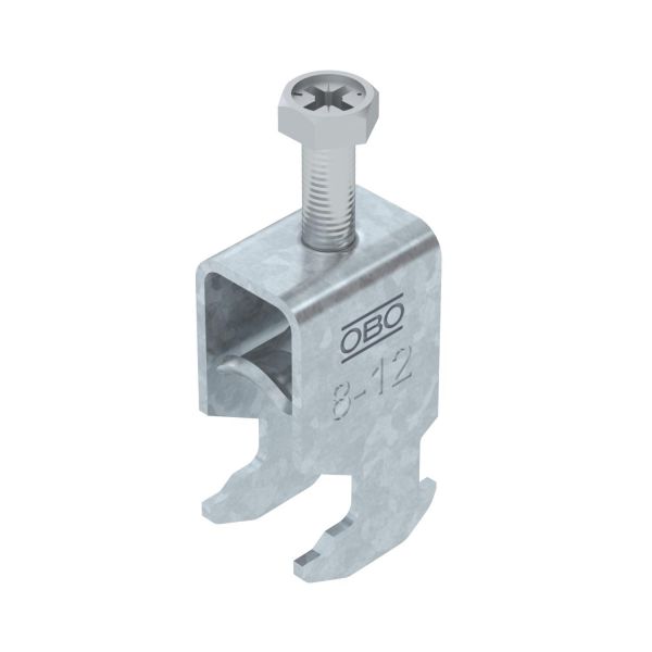 OBO Bettermann BETTERMANN Bügelschelle 8-12mm 1-fach ST hfr BS-H1-M-12 FT C-Profil W=ST
