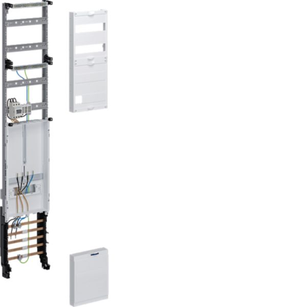 HAGER Komplettfeld 63A 1Z 3PBf 3V SS_5p ZH53X9ST mit Verdr 1350x250mm 300mm