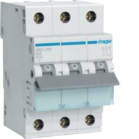 HAGER Leitungsschutzschalter AC B 50A 3p MBN350 415V 3TE 50Hz Zusatzeinr mögl