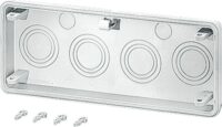 HENSEL Einführungsflansch Kunststoff 300x100mm Mi FM 50 Kabelverschr unbeh Vorpräg