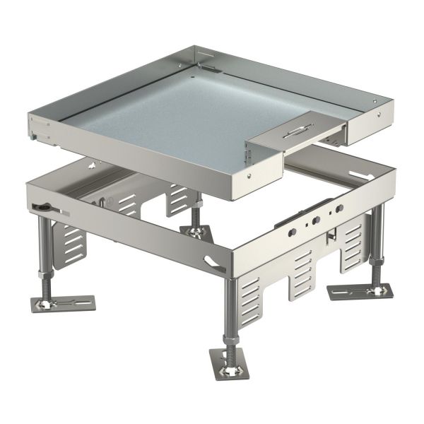 OBO Bettermann BETTERMANN Kassette nivellierbar VA RKSN2 9 VS 20 quadrat 242mm 105-150mm
