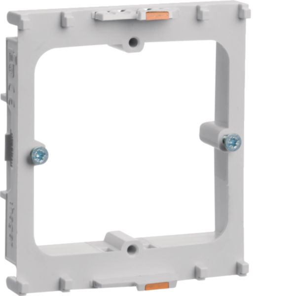 HAGER Geräteeinbaudose GEB-K 1-fach Front GLT1511 Tragring/bügel 83,5mm schraub