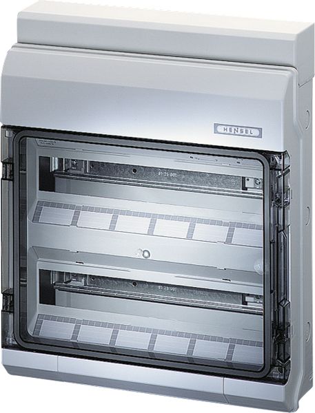 Hensel HENSEL Automatengehäuse Aufputz 2x18TE Kunststoff KV 9236 IP65 403x483x129mm ET93mm