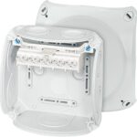 HENSEL Klemmenkasten 6qmm 5-fach Kunststoff Aufputz IP66 DK 0606 G 130x130x77mm hfr