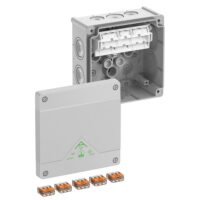 SPELSBERG Abzweigkasten 127x127mm Kunststoff grau Abox SL-4² IP66 IK07 hfr