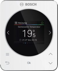 BOSCH raumtemperaturgef. Regler CR 120 116x95x21, für 1 Heizkreis, 2,4"-Display