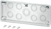HENSEL Einführungsflansch Kunststoff 300x100mm Mi FM 32 Kabelverschr unbeh Vorpräg
