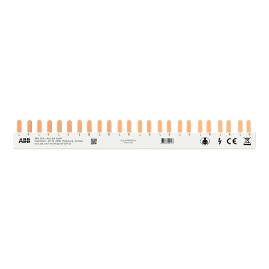 ABB Phasenschiene 1ph 17,6mm 23mm 10qmm PSX1/24N 63A Stift isol