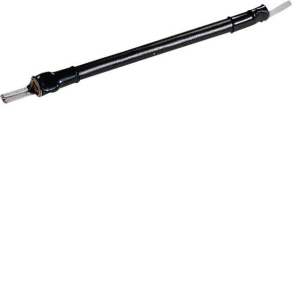 HAGER Verdrahtungsbrücke 1ph 110mm 10qmm K67C 50A Stift isol schwarz