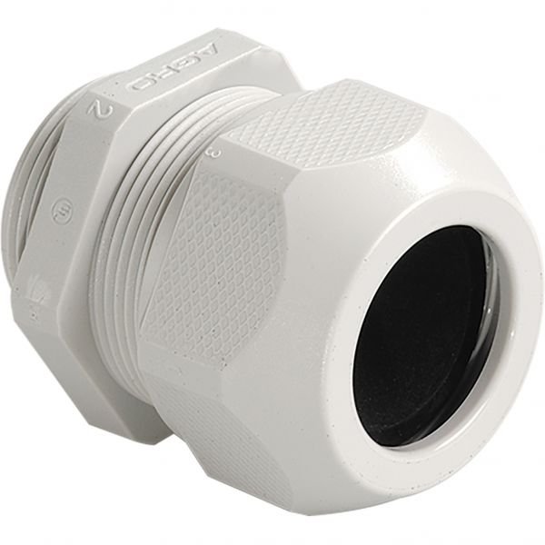 KAISER Kabelverschraubung M32 PA grau 15mm 1555.32.25 IP68 ger Mit Zugentlastung
