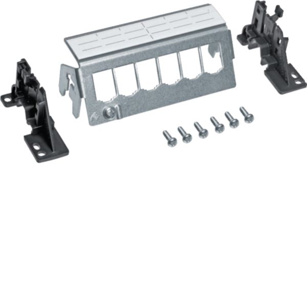 HAGER Modulträger Hutschiene 6Ports FZ06MMO 60x123x45mm