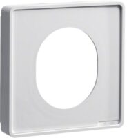 HAGER Geräteblende GEB-K 1-fach 80mm Kunststoff hfr G33749016 ver-weiß CEE_Dose