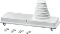 HENSEL Membranflansch Kunststoff 300x100mm Mi FP 70 Membran unbeh