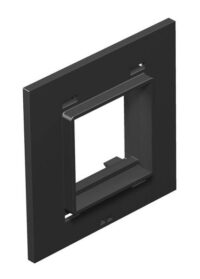 BETTERMANN Abdeckplatte PA 85,5mm schwarz T8NL P45 9011 RM45