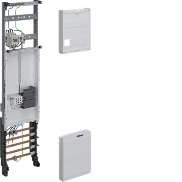 HAGER Komplettfeld 63A 1Z 3PBf mit Verdr ZH33W7NT 1050x250mm SS_5p 300mm