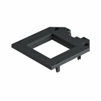 BETTERMANN Abdeckplatte PA 82,5mm schwarz UT3 P1 11fÖffn RM45