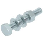BETTERMANN Sechskantschraube M12x80mm SKS-Serie SKS 12x80 F mit Mutter M19 f/vz