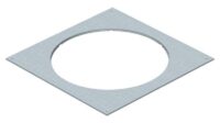 BETTERMANN Montagedeckel ST rnd trocken DUG 350-3 R9 383x383mm 4mm
