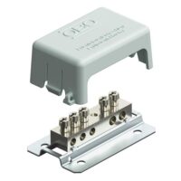 BETTERMANN Potentialausgleichschiene Messing 1809 BG mit Haube Messing Aufb_fix