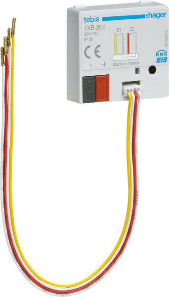HAGER Binäreingang KNX Unterputz 2-fach TXB302