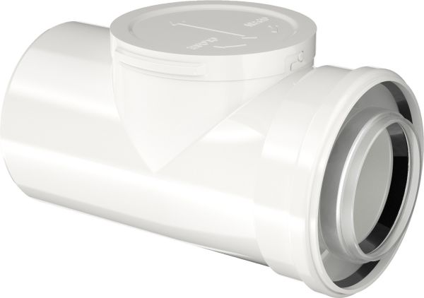BOSCH Abgaszubehör FC-CR80 Rohr konzentr. mit Prüföffnung, d:80/125