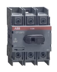 ABB Hauptschalter 125A 3-polig IP20 Wart/Rep OT125F3 Einb 55kW/AC