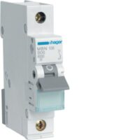 HAGER Leitungsschutzschalter AC B 6A 1p MBN106 415V 1TE 50Hz Zusatzeinr mögl