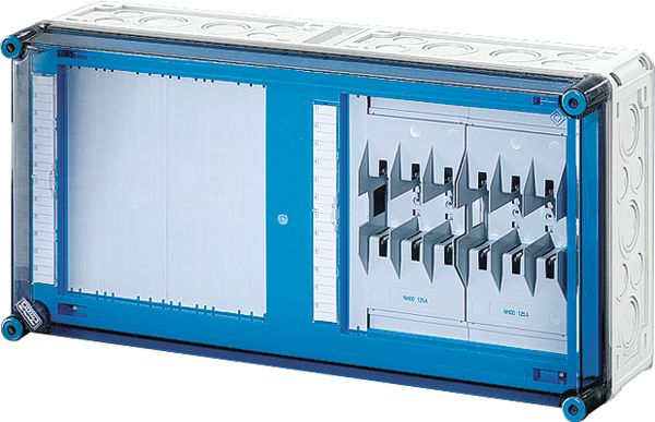 Hensel HENSEL Sicherungsgehäuse 125A IP65 NH00 Mi 6422 uni Kunststoff mit transpDeckel AnbMögl