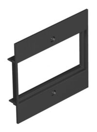 BETTERMANN Abdeckplatte PA 94,5mm schwarz T12L P16S 9011 RM45