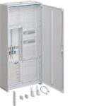 HAGER Komplettschrank Aufputz/Unterputz 1Z 1stö IP44 ZB323T15G 2Feld SS_5p 1100x550x205mm