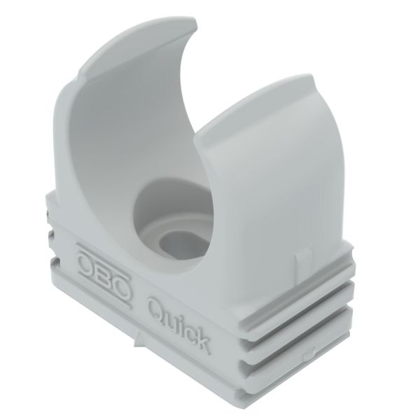 OBO Bettermann BETTERMANN Rohrschelle Ø14-19,4mm kompl Quick 2955 M20 Kunststoff anreihb Schraubl grau